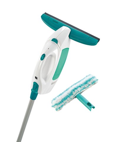 Čistič okien LEIFHEIT 51003 Window cleaner, s tyčou 43 cm, mop a vysávač na okná, akumulátorový