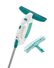 Čistič okien LEIFHEIT 51003 Window cleaner, s tyčou 43 cm, mop a vysávač na okná, akumulátorový