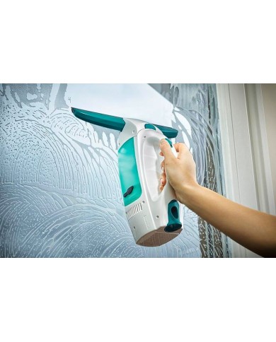 Čistič okien LEIFHEIT 51003 Window cleaner, s tyčou 43 cm, mop a vysávač na okná, akumulátorový