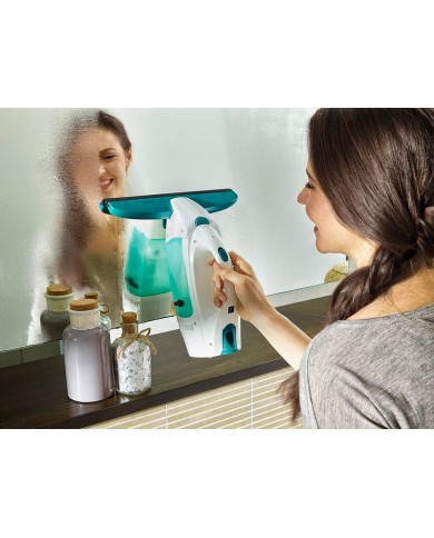 Čistič okien LEIFHEIT 51003 Window cleaner, s tyčou 43 cm, mop a vysávač na okná, akumulátorový