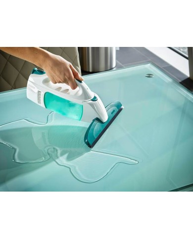 Čistič okien LEIFHEIT 51003 Window cleaner, s tyčou 43 cm, mop a vysávač na okná, akumulátorový