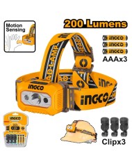 Lampa čelovka LED na AAA batérie INGCO INDUSTRIAL