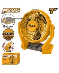 Ventilátor 18cm CFALI2007 INGCO AKU 20V P20S bez akumulátora a nab.