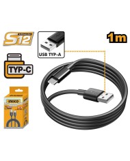 Kábel nabíjací 1m USB-A / USB-C INGCO