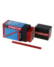 Ceruzka tesárska HB 18cm červený povrch KLC