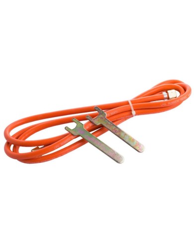 Hadica na plyn 5 m pre horák s koncovkami