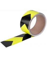Páska samolepiaca reflexná čierno-žltá 50mm/5m