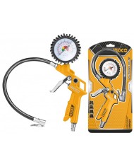 Pištoľ vzduch. fukacia s manometrom INGCO