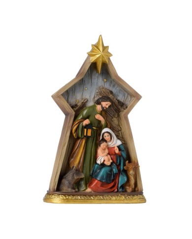 Betlehem hviezda 15x6,5x23,5 cm poly
