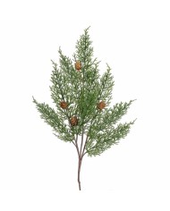 Ozdoba zapichovacia vianočný konár TUJA, šišky 50cm