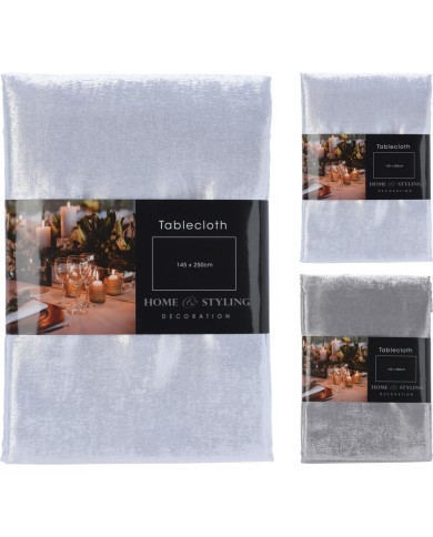 Obrus vianočný 145x250 polyester mix