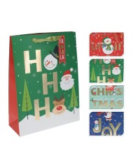 Taška darčeková vianočná veľká mix