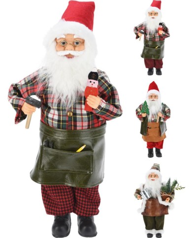 Postavička Santa 45 cm mix