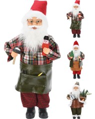 Postavička Santa 45 cm mix