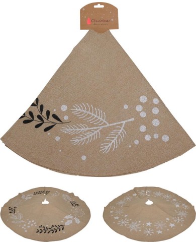 Obal 90 cm na stojan vianočného stromčeka juta mix