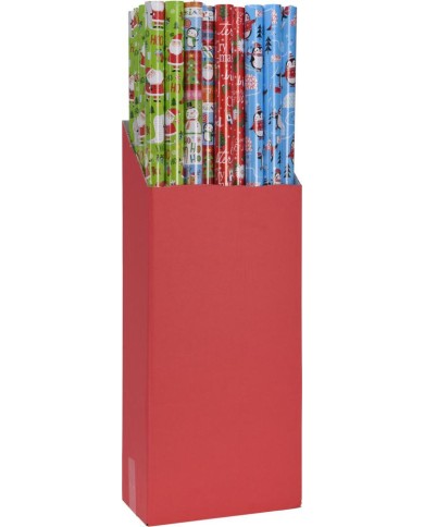 Papier baliaci vianočný 100x500 cm mix