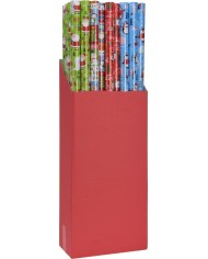 Papier baliaci vianočný 100x500 cm mix