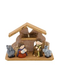 Betlehem svätá rodina 20x8x14cm keramika