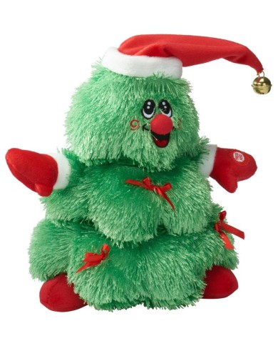 Dekorácia stromček 25x16x39 cm pohyblivá so zvukom