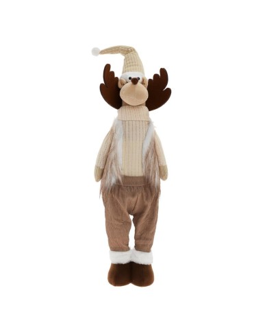 Postavička sob 80 cm textil hnedý