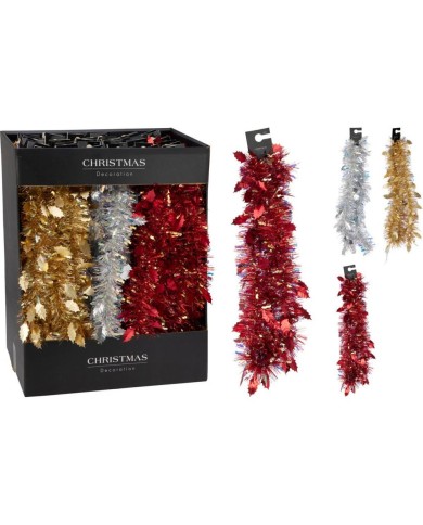 Girlanda 180 cm metalická mix