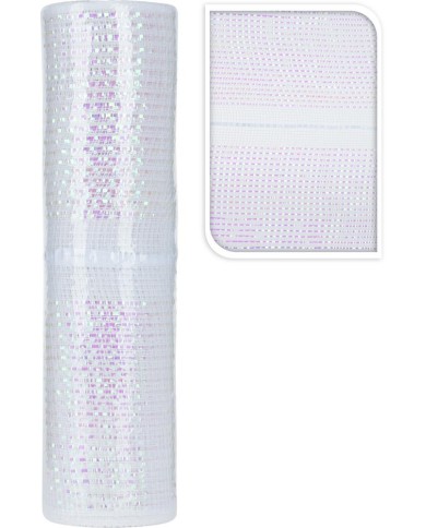 Štóla so stuhou vianočná 24x500 cm biela