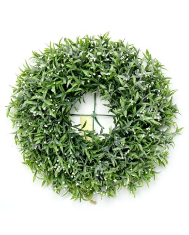 Veniec vianočný 40 cm lístky