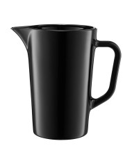 Džbán sklo s uchom, 1,2L čierny