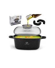 Hrniec hliník + pokr. hranatý 2,3L/20x20x9 cm