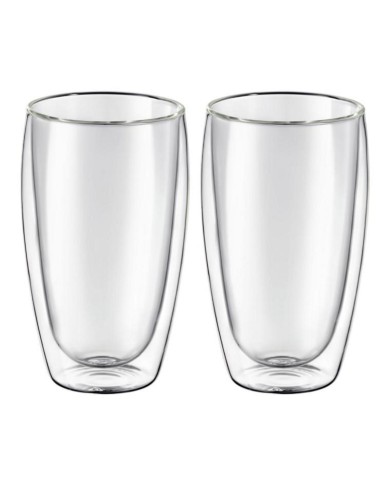 Pohár sklo dvojstenny MIA 450ml sada 2ks