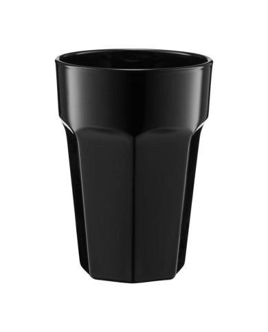 Pohár na vodu sklenený 430ml čierny