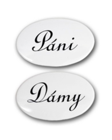 Označenie WC /dámy+páni/ 2ks