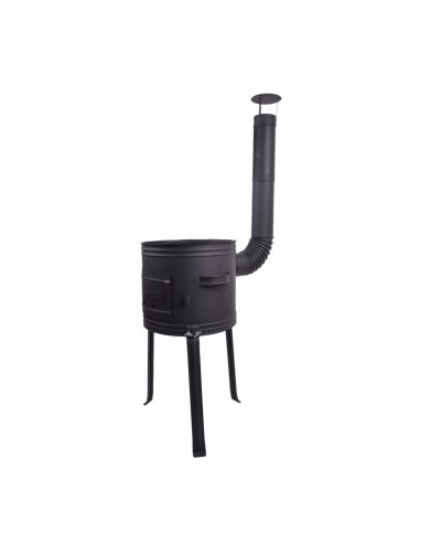 Kotlina oceľová o 39 cm, pre 16 l kotlík čierna G7 hrúbka 1mm KLC