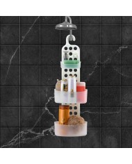 Polička kúpeľňová UH 3-poschodová, biela, závesná KLC