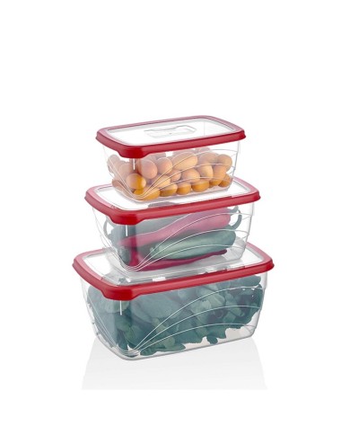 Dóza na potraviny UH sada 4,6/2,8/1,6l obdĺžniková BIO KLC