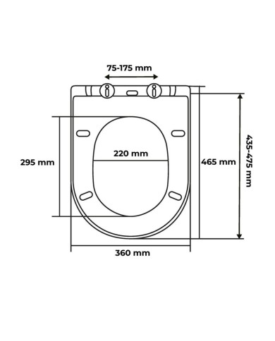 Doska WC 36x4,8x46,5cm ZUMBA polypropylén