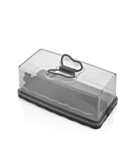 Dóza na potraviny/box PIKNIK UH 33,5x17x14cm s úchytmi čierna KLC
