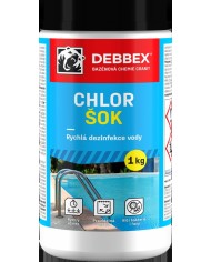 Chémia bazénová Cranit Chlor šok 1kg KLC