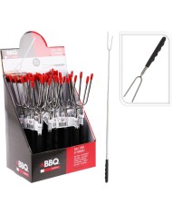 Ražeň vidlica grilovacia teleskopická 72cm KLC
