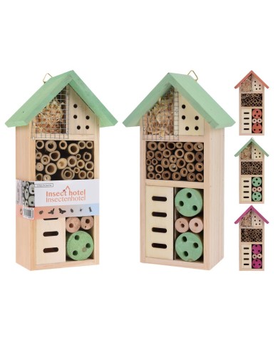 Domček pre hmyz 13x8,5x26 cm mix