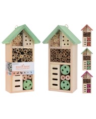 Domček pre hmyz 13x8,5x26 cm mix