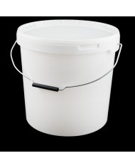 Vedro UH 19,5l potravinárske okrúhle biele s vekom KLC