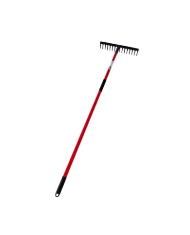 Hrable 14-zub.kovové + násada sklolaminát KLC