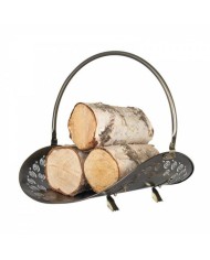 Noša na drevo kovová ku krbu ANTIK Skveler