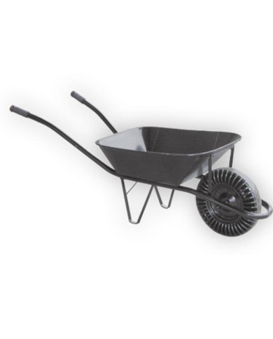 Fúrik stavebný plné koleso o 400 BANTAM 60l čierna plechová korba KLC