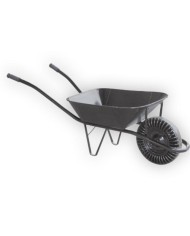 Fúrik stavebný plné koleso o 400 BANTAM 60l čierna plechová korba KLC