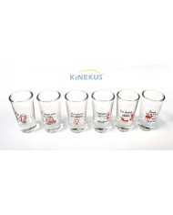 Pohár 25ml štamprlík 6ks text KLC