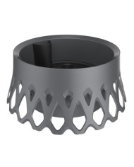 Kvetináč na hrob UH o300mm ROSETA antracit výška 155mm samozavlažovací misa KLC