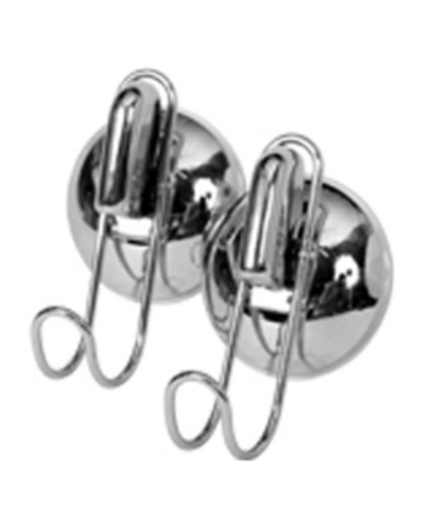 Vešiak-háčik s prísavkou kúpeľňový 2ks KLC