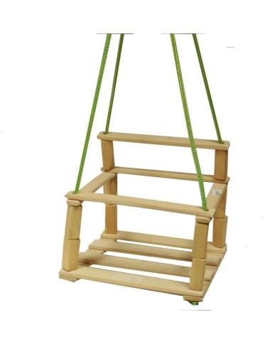 Hojdačka detská drevo natur KLC